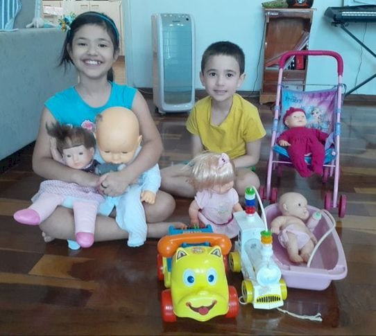 Dia das Crianças. Doações de Brinquedos para a Creche Divina Providência em São Carlos