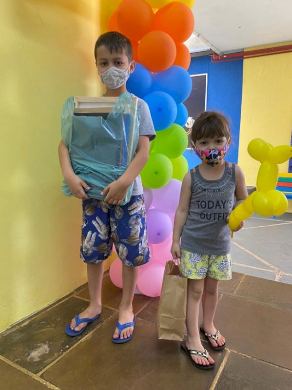 Dia das crianças na Educação Infantil e entrega dos kits para o Fundamental 1 - São Carlos