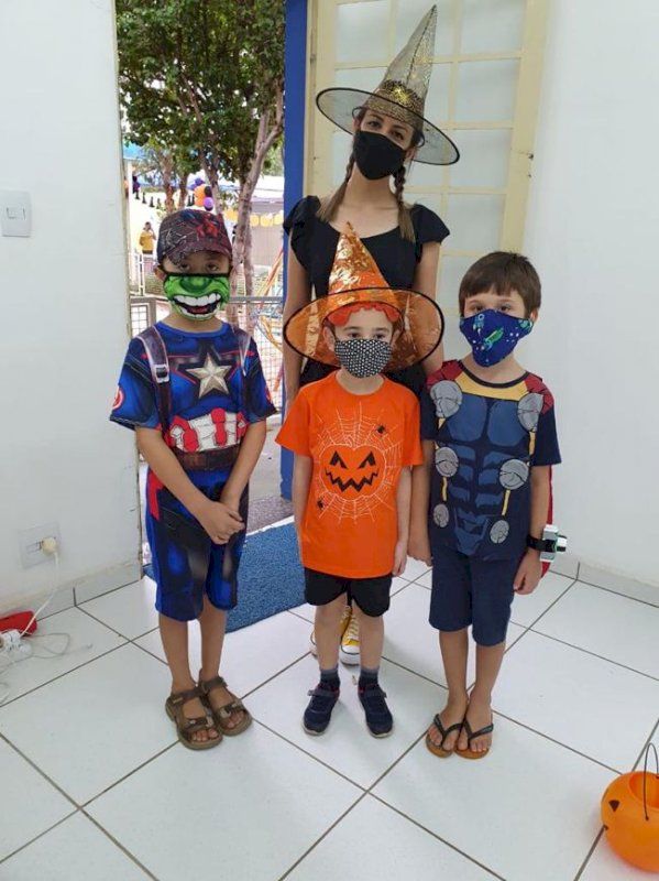 Halloween na Educação Infantil. Retomada gradativa das atividades presenciais.