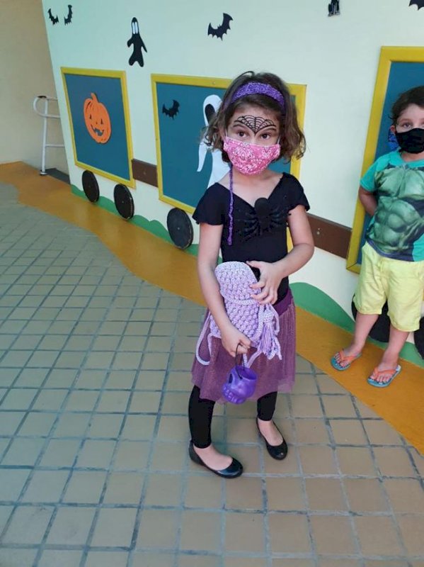 Halloween na Educação Infantil. Retomada gradativa das atividades presenciais.
