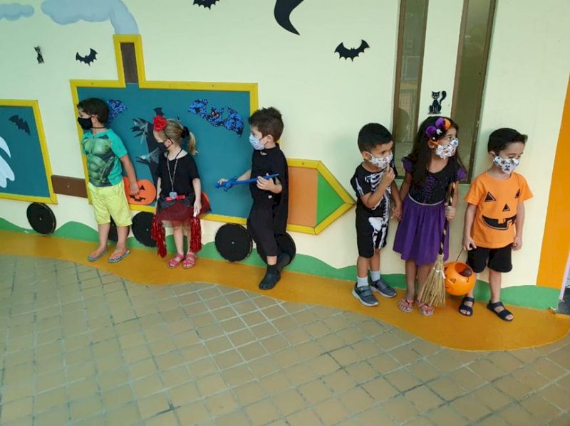 Halloween na Educação Infantil. Retomada gradativa das atividades presenciais.