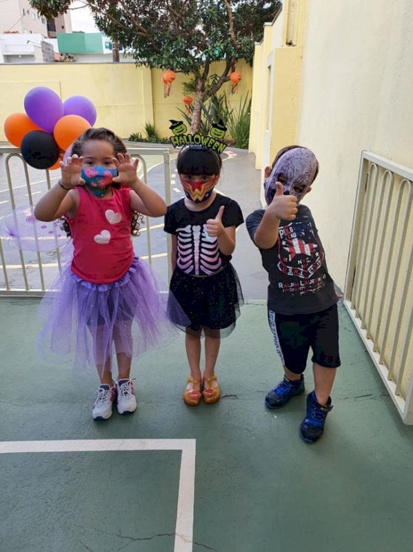 Halloween na Educação Infantil. Retomada gradativa das atividades presenciais.